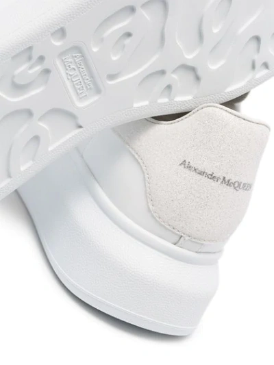 Shop Alexander Mcqueen Oversized Low-top Sneakers In White