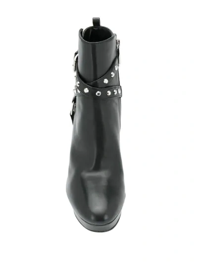Shop Michael Michael Kors Stud-detail Ankle Boots In Black