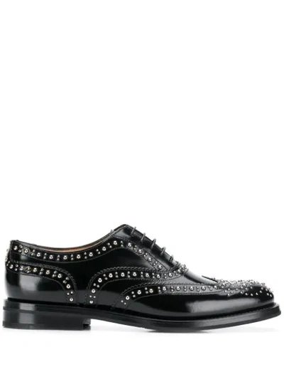 Shop Church's Burwood Met Oxford Brogues In Black