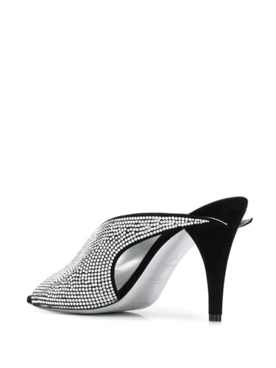 Shop Givenchy Embellished High Heel Sandals In Black