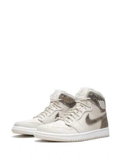 Jordan Air  1 Sneakers In Neutrals