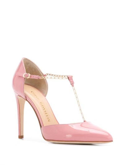 Shop Chloe Gosselin Nicole 100mm Pumps In Pink