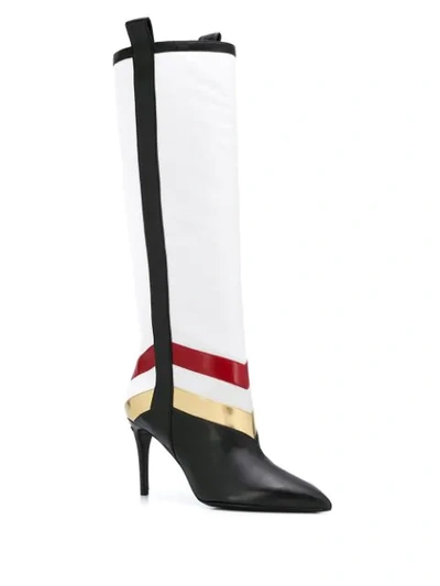 Shop Laurence Dacade Veli Knee-high Boots In White