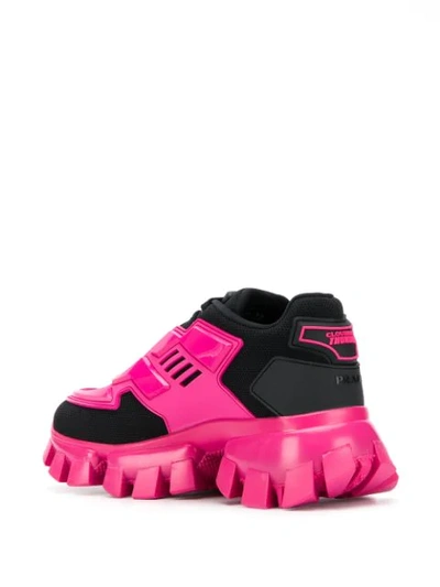 Shop Prada Cloudburst Thunder Panelled Sneakers In Pink