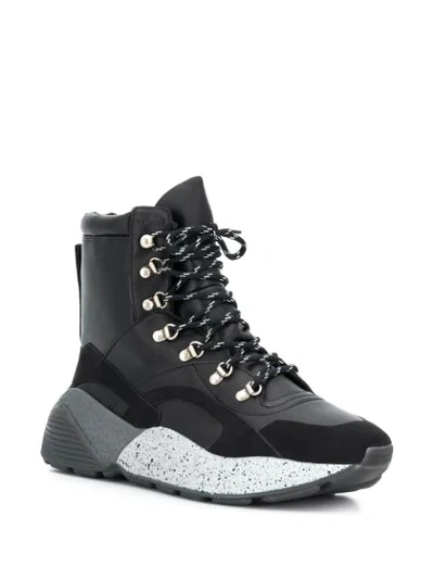 Shop Stella Mccartney Eclypse Hiking Boots In Black