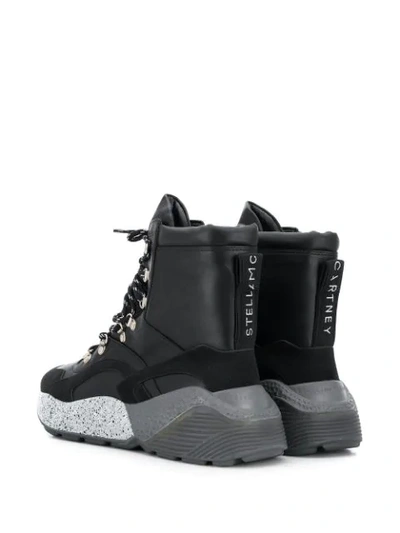 Shop Stella Mccartney Eclypse Hiking Boots In Black