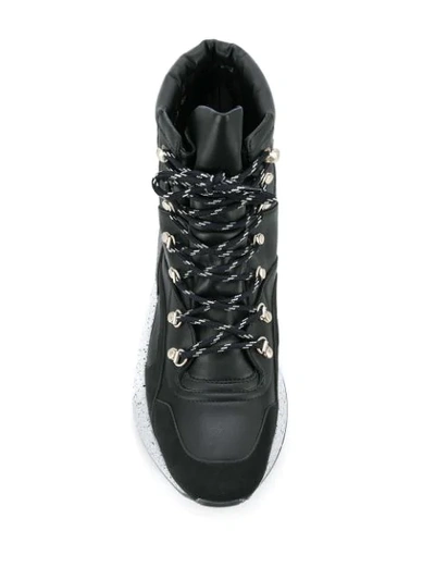 Shop Stella Mccartney Eclypse Hiking Boots In Black