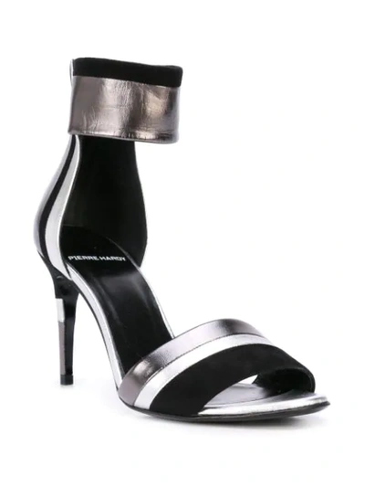 Shop Pierre Hardy Alpha Skinny Sandals In Black