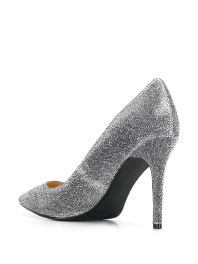 Shop Kendall + Kylie Sparkle High-heeled Pumps In Silver