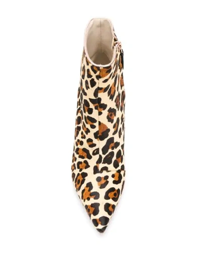Shop Sophia Webster Ses19096 Leopard Furs & Skins->calf Leather In Brown