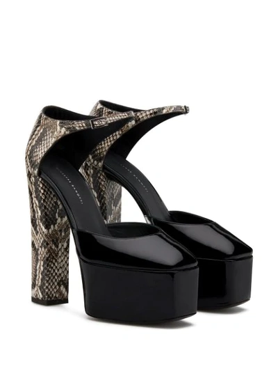 Shop Giuseppe Zanotti Platform Sandals In Black