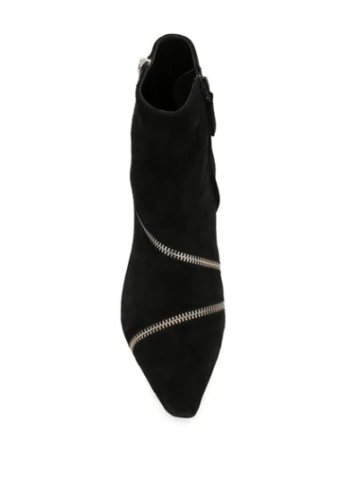 Shop Senso Narissa Zipper Boots In Black