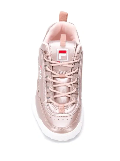 Shop Fila Disruptor M Low Top Sneakers In Pink