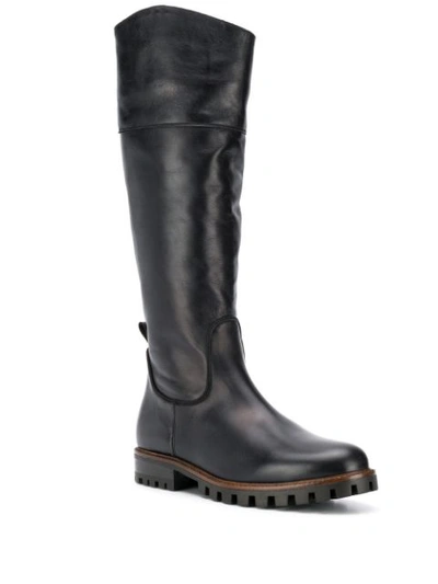 Shop Anna Baiguera Knee-length Boots In Black