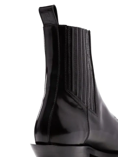 Shop Paco Rabanne Santiag Cowboy Boots In Black
