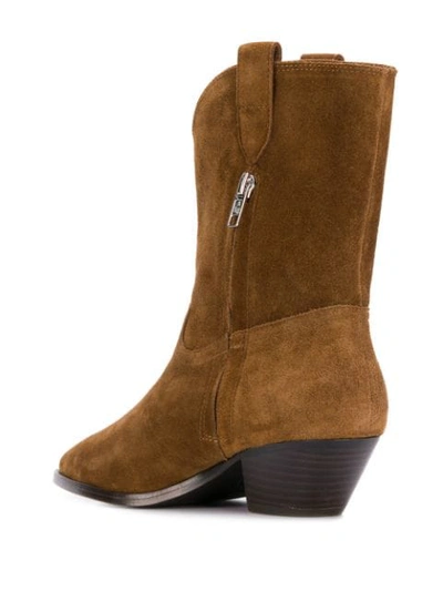 Shop Ash Foxy Mid-calf Boots In Brown