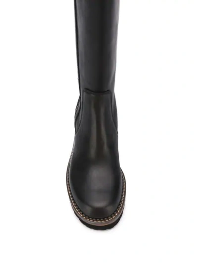 Shop See By Chloé Side-zip Knee-high Boots In Black