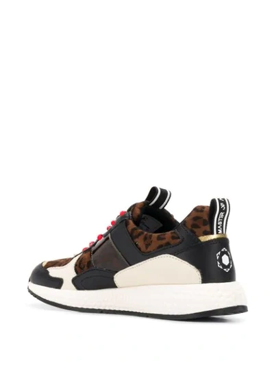 Shop Moa Master Of Arts Animal Patch Sneakers In Black