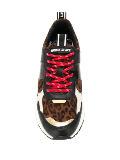 Shop Moa Master Of Arts Animal Patch Sneakers In Black
