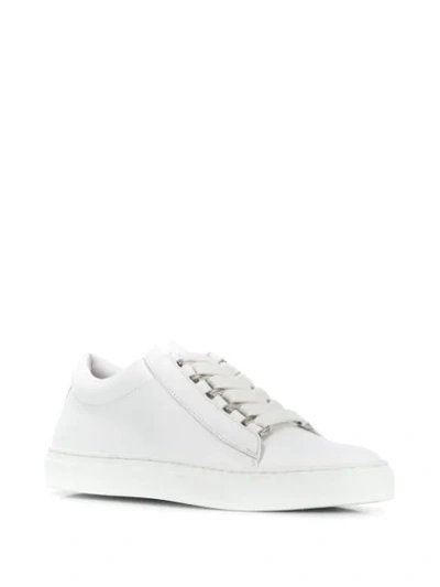 Shop Christian Wijnants Adenka Lace-up Sneakers In White
