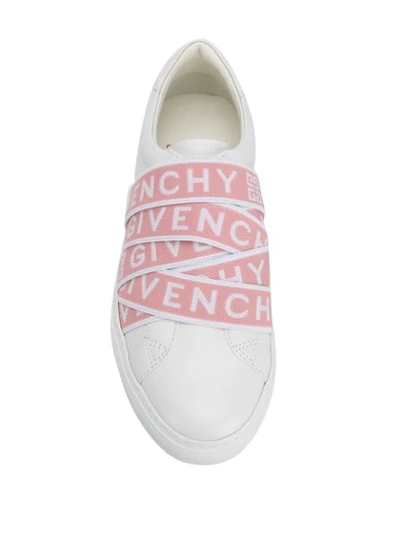 Shop Givenchy Urban Street Slip-on Sneakers In White