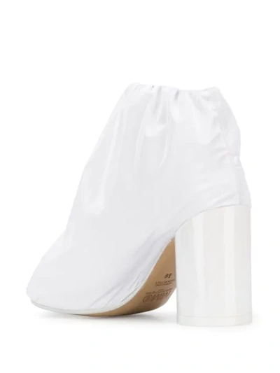 Shop Mm6 Maison Margiela Covered Ankle Boots In White