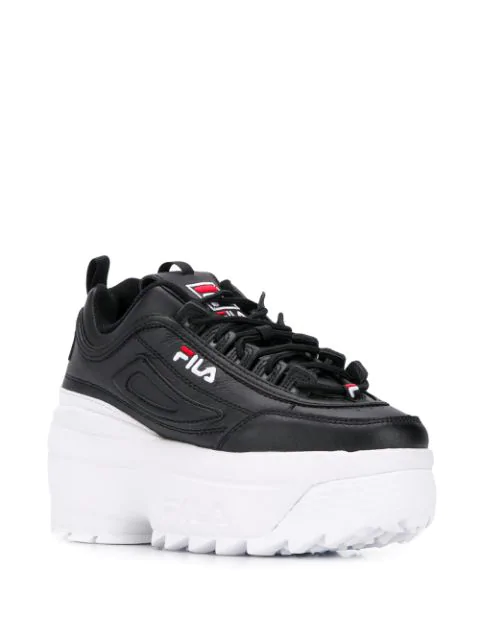 fila disruptor ii wedge black
