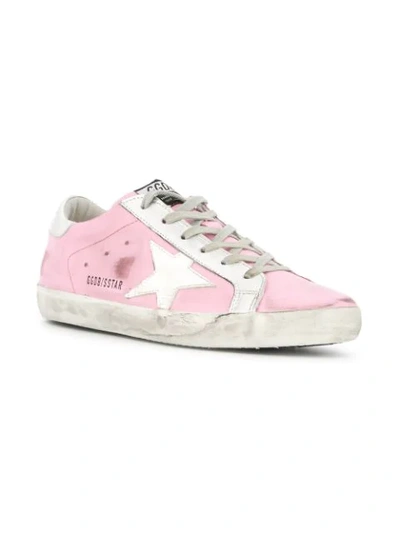 Shop Golden Goose Superstar Sneakers In Pink