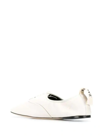 Shop Loewe Soft Derby-style Shoes In White