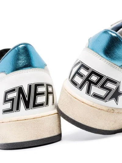 Shop Golden Goose Ball Star Sneakers In White