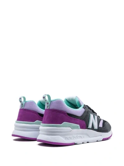 New Balance Panelled Lace-up Sneakers In Black