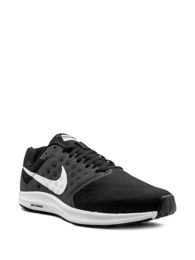 Nike Downshifter 7 Low-top Sneakers In Black