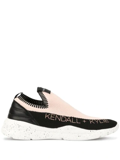 Shop Kendall + Kylie Sock-style Sneakers In Pink