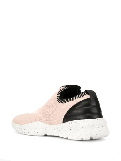 Shop Kendall + Kylie Sock-style Sneakers In Pink