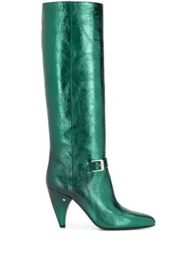 Shop Laurence Dacade Vlad Knee-high Boots In Green
