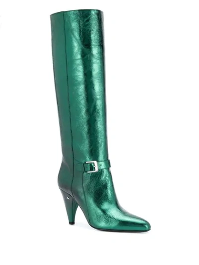 Shop Laurence Dacade Vlad Knee-high Boots In Green