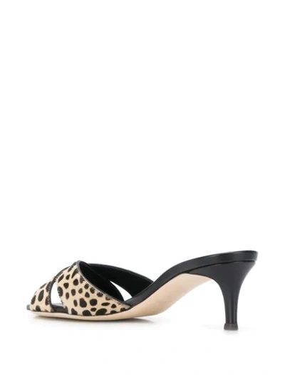 Shop Giuseppe Zanotti Cheetah-print Sandals In Neutrals