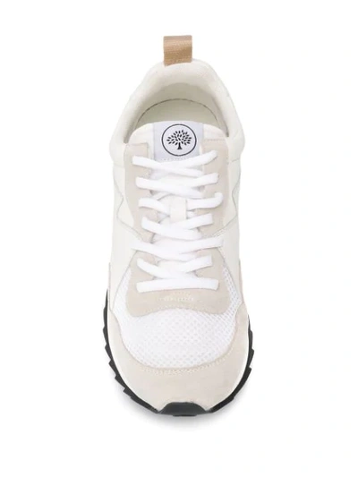 Shop Mulberry My-1 Lace-up Sneakers In White