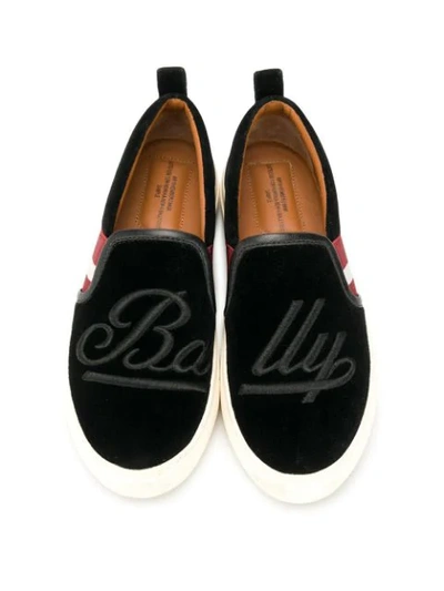 Shop Bally Henrika Slip-on Sneakers In Black