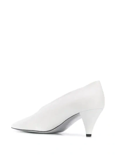 Shop Givenchy Two-toned Pumps In White