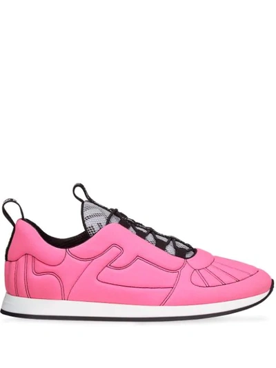 Shop Fendi Ffreedom Slip-on Sneakers In Pink