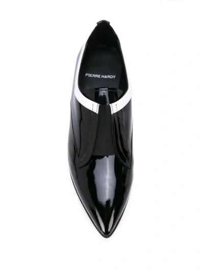 Shop Pierre Hardy Alpha Rocket Loafers In Black
