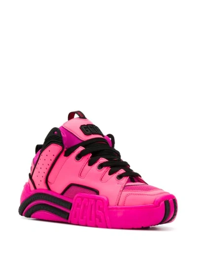 Shop Gcds Big G Sneakers In Pink