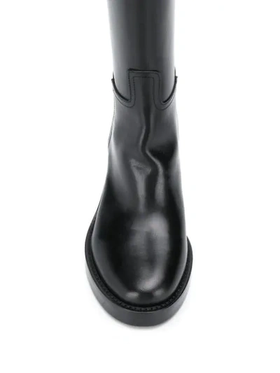 Shop Ann Demeulemeester Lace-up Boots In Black