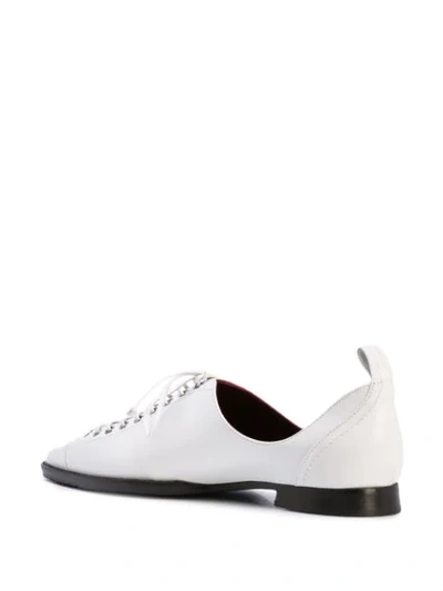 Shop Sies Marjan Terra 10mm Lace-up Shoes In White