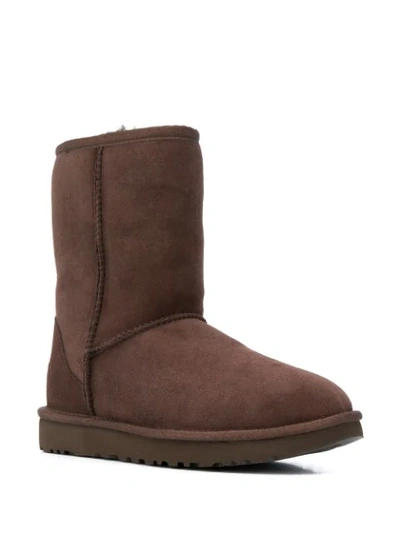 Ugg Lined Ankle Boots In Brown
