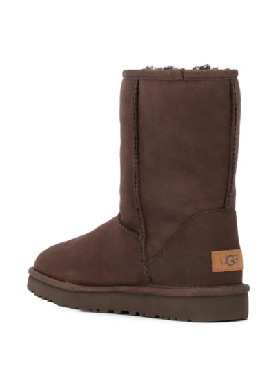 Ugg Lined Ankle Boots In Brown