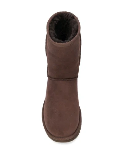 Ugg Lined Ankle Boots In Brown