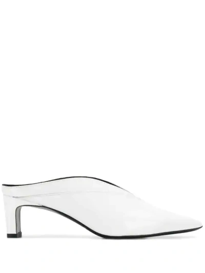 Shop Mcq By Alexander Mcqueen Pointed Toe Mules In White