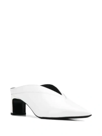 Shop Mcq By Alexander Mcqueen Pointed Toe Mules In White